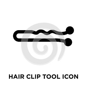 Hair clip tool iconÃÂ  vector isolated on white background, logo photo